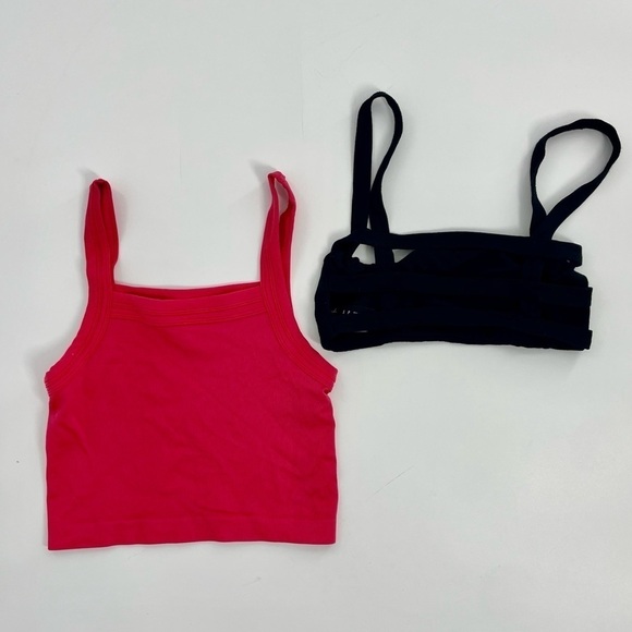 Urban Outfitters Out from Under Crop Top and Cage Sports Bra Bundle XS/ S - Picture 1 of 10